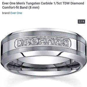 Mens Ring w/ Diamond accent